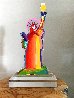 Statue of Liberty Ver. III #424 Unique  Acrylic Sculpture 2017 15 in Sculpture by Peter Max - 1