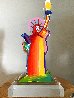 Statue of Liberty Ver. III #424 Unique  Acrylic Sculpture 2017 15 in Sculpture by Peter Max - 4