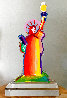 Statue of Liberty Ver. III #424 Unique  Acrylic Sculpture 2017 15 in Sculpture by Peter Max - 0