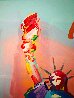 Statue of Liberty Unique 2018 42x31 - Huge Works on Paper (not prints) by Peter Max - 7