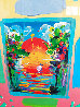 Better World Collage 1 Unique 1999 22x24 Works on Paper (not prints) by Peter Max - 3