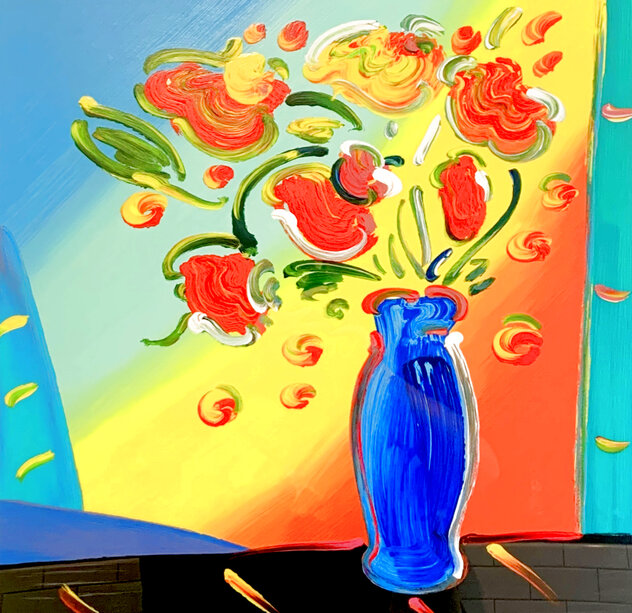 Vase of Flowers 2010 Limited Edition Print by Peter Max Vase of Flowers 2010 Limited Edition Print by Peter Max