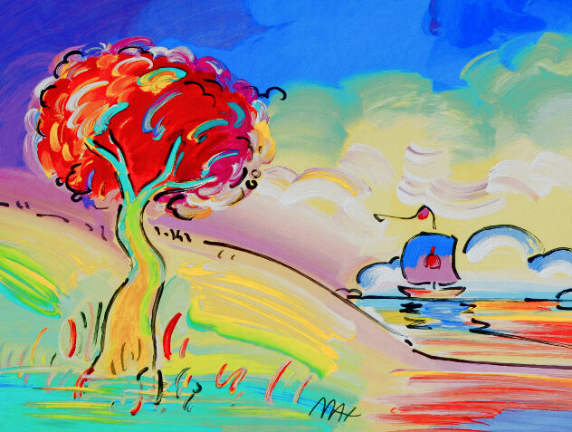 Quiet Lake HC 2017 Limited Edition Print by Peter Max