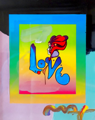 Love on Blends Unique 2006 Works on Paper (not prints) - Peter Max