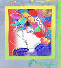 Blushing Beauty on Blends Unique 2006 26x24 Works on Paper (not prints) by Peter Max - 0