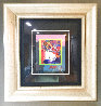 Blushing Beauty on Blends Unique 2006 24x22 Works on Paper (not prints) by Peter Max - 1