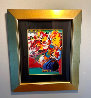 Vase of Flowers Unique 2005 28x24 Works on Paper (not prints) by Peter Max - 2
