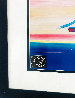 Umbrella Man Unique 1999 48x36 - Huge Works on Paper (not prints) by Peter Max - 3