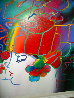 Mondrian Ladies Version 3 1989 66x80 - Huge Mural Size Original Painting by Peter Max - 4