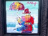 Umbrella Man Version IX 2016 Original Painting by Peter Max - 3