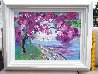 Cherry Blossom 2016 22x28 Original Painting by Peter Max - 2