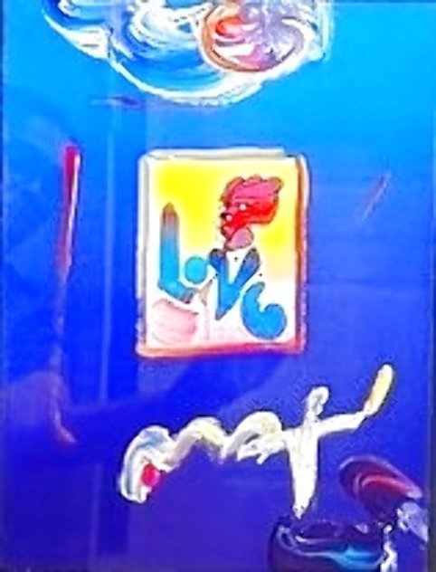 Love 2008 27x25 Works on Paper (not prints) by Peter Max