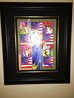God Bless America III: w/ Five Liberties Unique 2005 - Framed Mixed Media Works on Paper (not prints) by Peter Max - 1