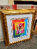 Angel with Heart 26x30 Original Painting by Peter Max - 2