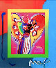 Angel with Heart 26x30 Original Painting by Peter Max - 0