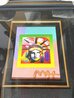 Liberty Head II on Blends Unique 2006 26x23 Works on Paper (not prints) by Peter Max - 2