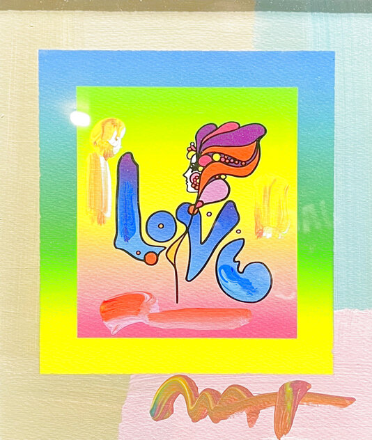 Love on Blends Unique 26x24 Works on Paper (not prints) by Peter Max