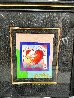 Heart on Blends Unique Works on Paper (not prints) by Peter Max - 2 Heart on Blends Unique Works on Paper (not prints) by Peter Max - 2