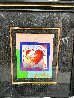 Heart on Blends Unique Works on Paper (not prints) by Peter Max - 2