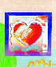 Heart on Blends Unique Works on Paper (not prints) by Peter Max - 0 Heart on Blends Unique Works on Paper (not prints) by Peter Max - 0