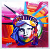 Liberty Head Unique 2004 24x24 Works on Paper (not prints) by Peter Max - 1