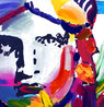 Liberty Head Unique 2004 24x24 Works on Paper (not prints) by Peter Max - 3