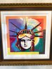 Liberty Head Unique 2017 36x36 Works on Paper (not prints) by Peter Max - 6