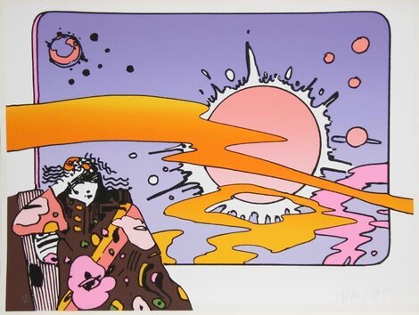 Cosmic Window 1975 - Huge - Vintage Limited Edition Print - Peter Max