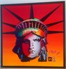 Liberty Head 1991 64x64 - Huge - Signed Twice Original Painting by Peter Max - 2 Liberty Head 1991 64x64 - Huge - Signed Twice Original Painting by Peter Max - 2
