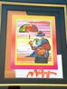 Umbrella Man on Blends Unique 2005 Works on Paper (not prints) by Peter Max - 1 Umbrella Man on Blends Unique 2005 Works on Paper (not prints) by Peter Max - 1