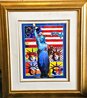 Patriotic Series Full Liberty Unique 2006 19x15 - Framed Works on Paper (not prints) by Peter Max - 1 Patriotic Series Full Liberty Unique 2006 19x15 - Framed Works on Paper (not prints) by Peter Max - 1