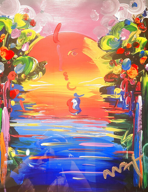 Better World III Unique 1999 36x30 - Mixed Media Works on Paper (not prints) by Peter Max Better World III Unique 1999 36x30 - Mixed Media Works on Paper (not prints) by Peter Max