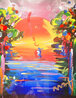 Better World III Unique 1999 36x30 - Mixed Media Works on Paper (not prints) by Peter Max - 0 Better World III Unique 1999 36x30 - Mixed Media Works on Paper (not prints) by Peter Max - 0