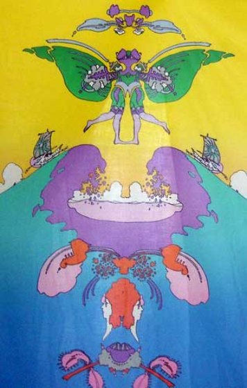 Facing Waves (Gemini) (early work 1973) AP Limited Edition Print by Peter Max Facing Waves (Gemini) (early work 1973) AP Limited Edition Print by Peter Max