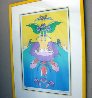 Facing Waves (Gemini) (early work 1973) AP Limited Edition Print by Peter Max - 1 Facing Waves (Gemini) (early work 1973) AP Limited Edition Print by Peter Max - 1