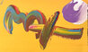 Heart Swfe Unique 2003 11x9 - Mixed Media Works on Paper (not prints) by Peter Max - 2