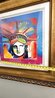 Liberty Head 36x36 - Framed Acrylic Original Painting by Peter Max - 4