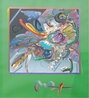 New York Flower Show Unique 1999 - Framed Mixed Media Works on Paper (not prints) by Peter Max - 0