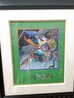 New York Flower Show Unique 1999 - Framed Mixed Media Works on Paper (not prints) by Peter Max - 1