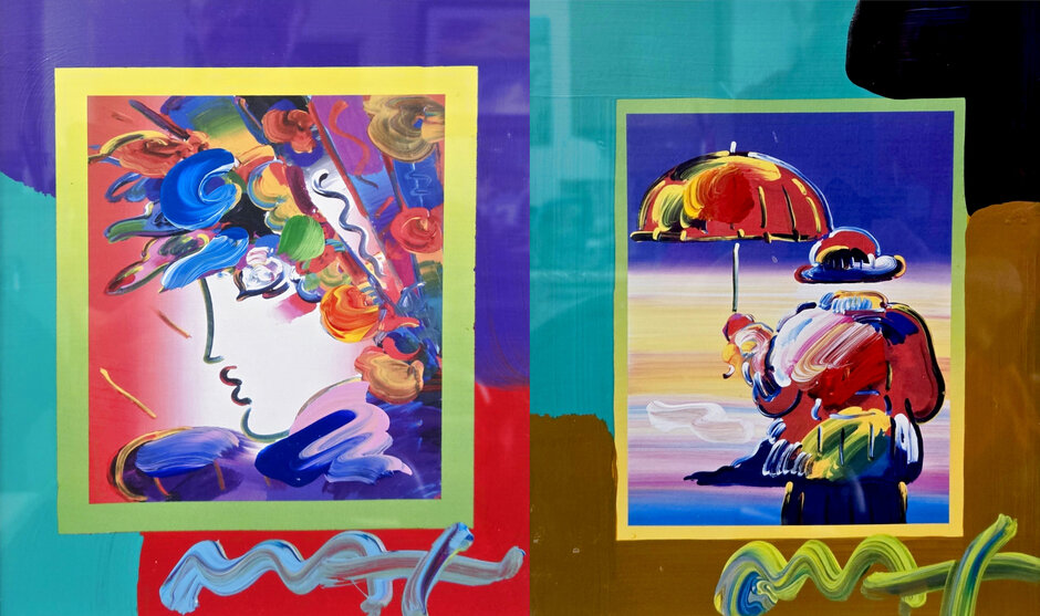 Peter Max Original Paintings, Watercolors, Drawings And Works On Paper ...