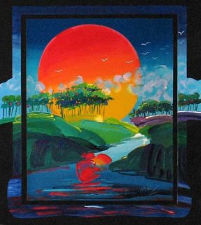 Without Borders 1991 Limited Edition Print - Peter Max Without Borders 1991 Limited Edition Print - Peter Max