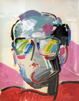 Neo Man 1988 Limited Edition Print - Peter Max Neo Man 1988 Limited Edition Print - Peter Max