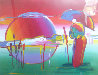 Rainbow Umbrella Man in Reeds 2007 Limited Edition Print by Peter Max - 3