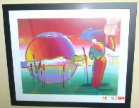 Rainbow Umbrelle Man In Reeds 2007 Limited Edition Print by Peter Max - 1