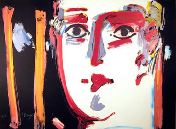 Visage III 1981 Study 21x29 Works on Paper (not prints) - Peter Max Visage III 1981 Study 21x29 Works on Paper (not prints) - Peter Max