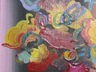 Roseville Profile Detail Ver. III #22 2007 24x18 Original Painting by Peter Max - 2 Roseville Profile Detail Ver. III #22 2007 24x18 Original Painting by Peter Max - 2