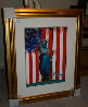United We Stand 2005 24x18 Works on Paper (not prints) by Peter Max - 1