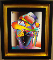 Zero Geo Version V #3 2008 20x16 Original Painting by Peter Max - 2 Zero Geo Version V #3 2008 20x16 Original Painting by Peter Max - 2