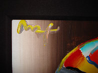Zero Geo Version V #3 2008 20x16 Original Painting by Peter Max - 3 Zero Geo Version V #3 2008 20x16 Original Painting by Peter Max - 3