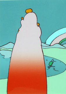 Space Landscape 1978 (Vintage) Limited Edition Print - Peter Max Space Landscape 1978 (Vintage) Limited Edition Print - Peter Max